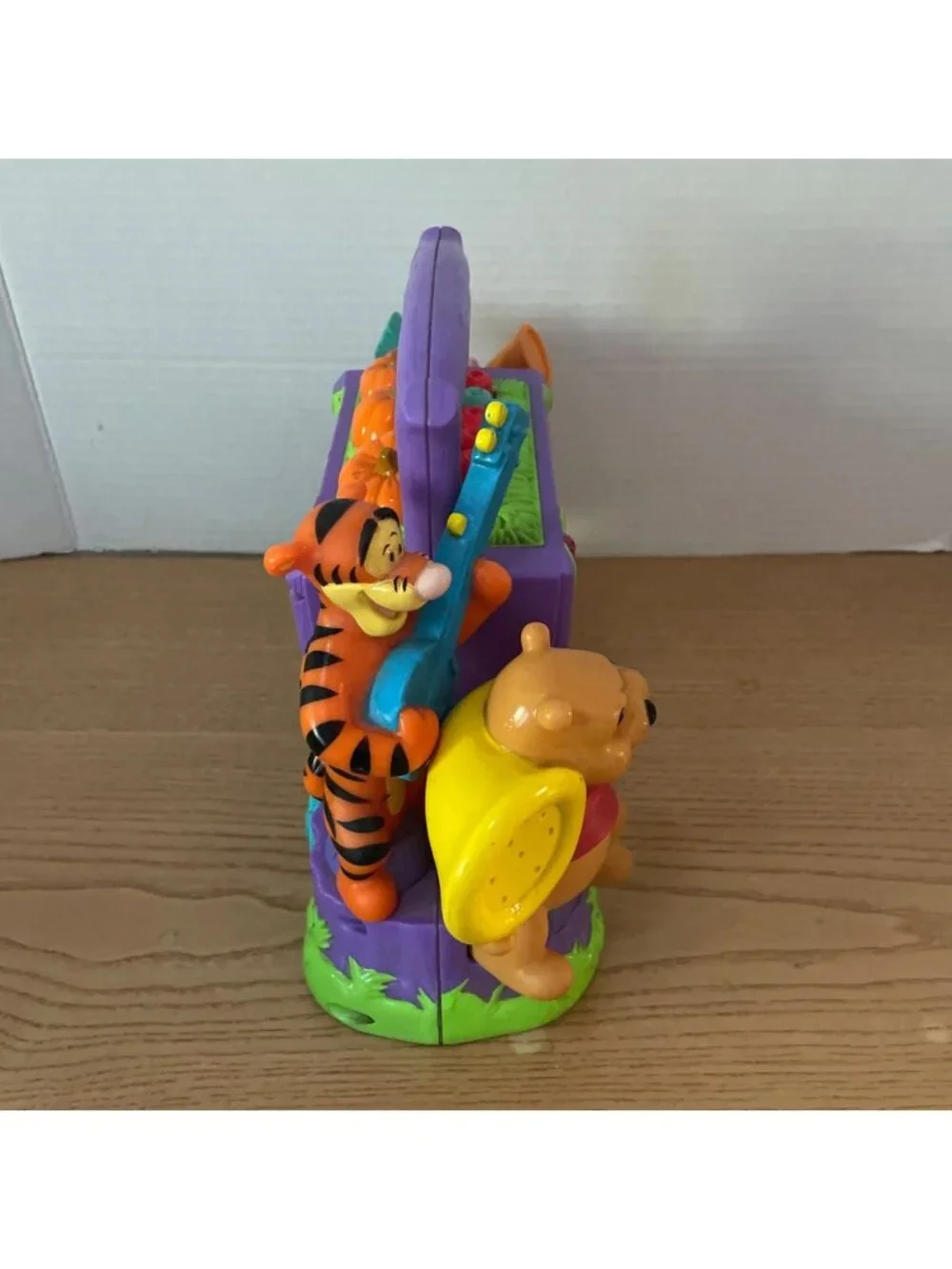 Vtg Disney Pooh Hayride Tape Recorder Piglet Microphone Tiger Electronics 1999